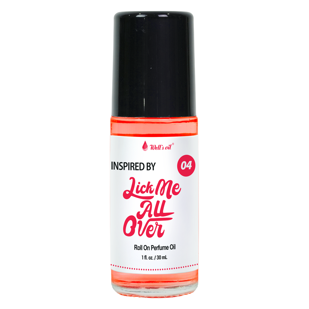 WELL'S OIL Roll-On Perfume Oil - Inspired by Lick Me All Over (1 fl. oz.), 1 fl oz