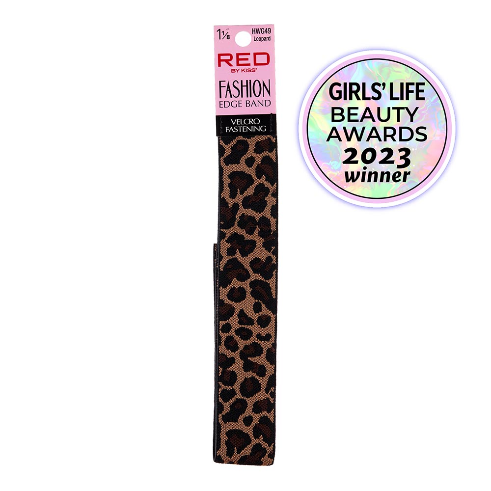 RED BY KISS Fashion Elastic Edge Band 1 1/8" [Leopard] #HWG49