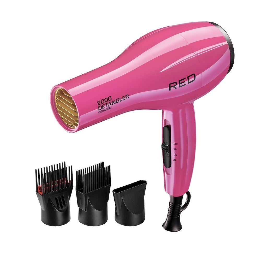 Red by KISS 2000 Ceramic Detangler Dryer BD12