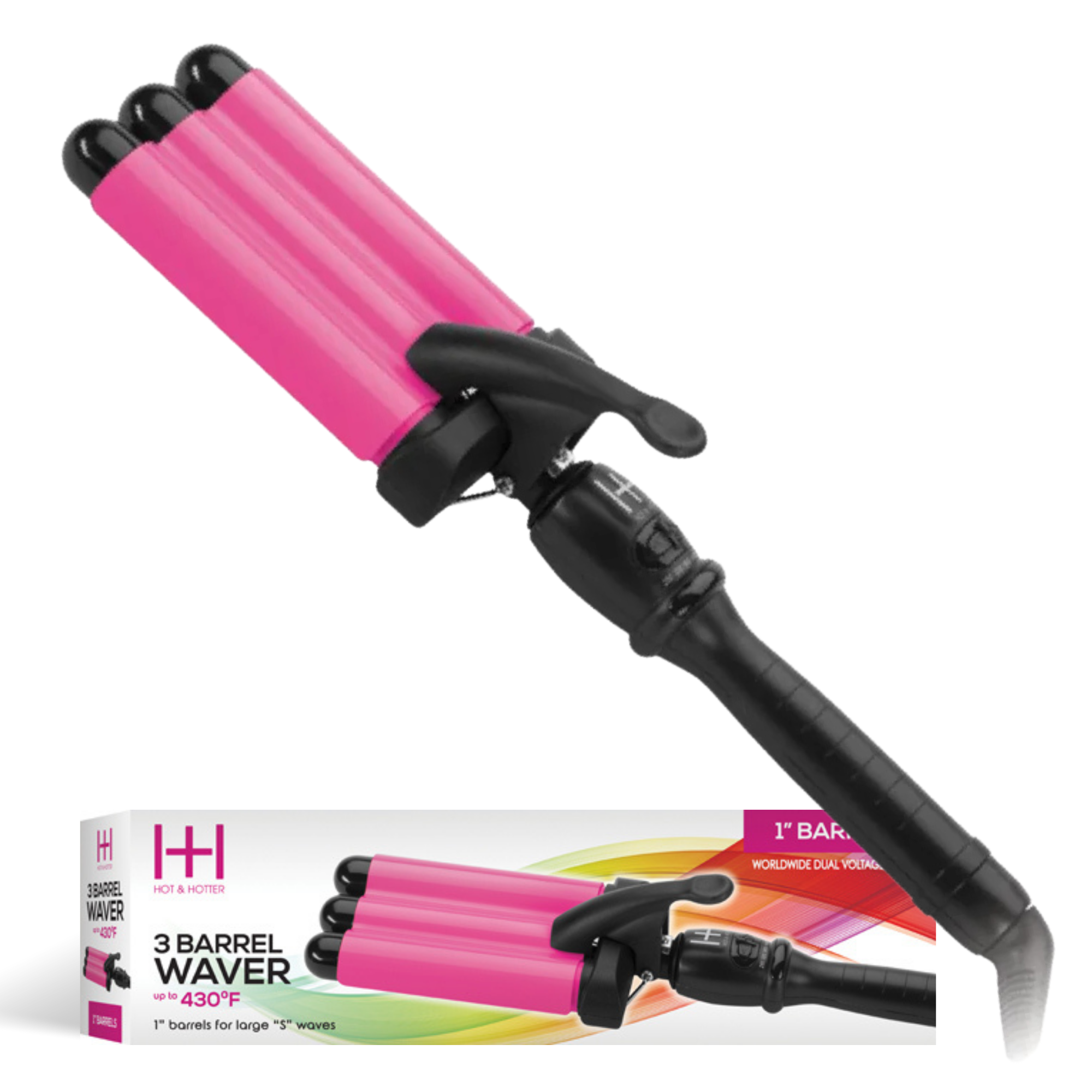 HOT AND HOTTER 3 BARREL WAVER 430° F 1 BARREL