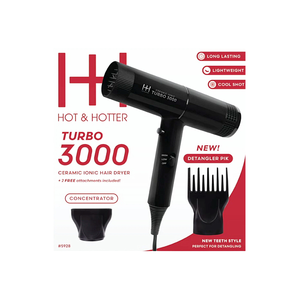 TURBO 3000 HAIR DRYER