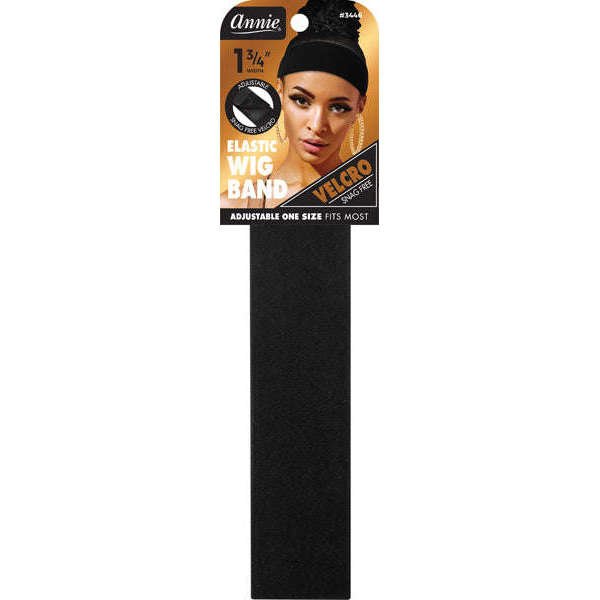 ANNIE VELCRO WIG BAND 4.5CM BLACK