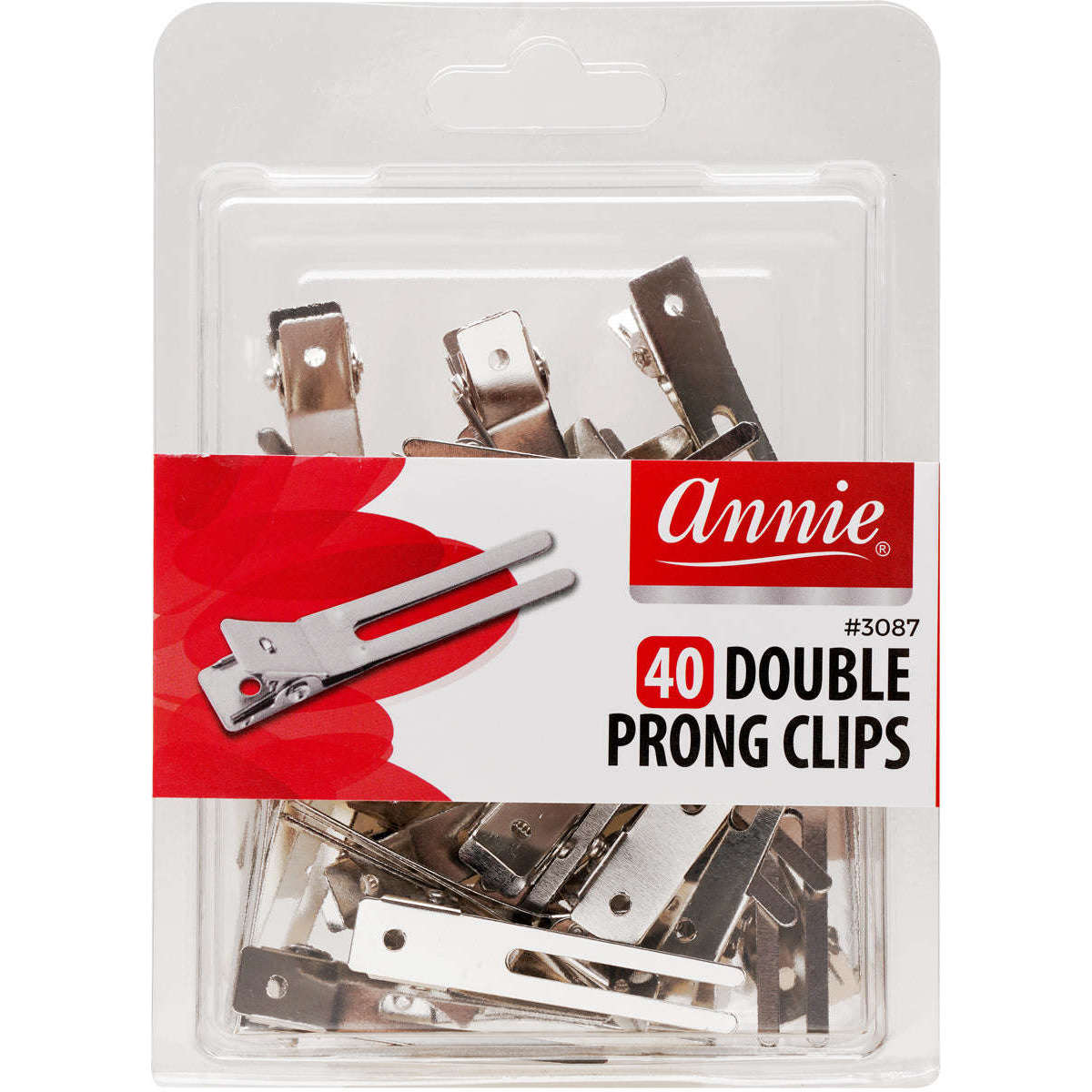 Annie Double Prong Hair Clips #3087 40ct