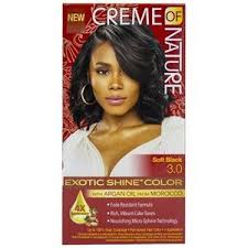 CREME OF NATURE COLOR #3.0 SOFT BLACK