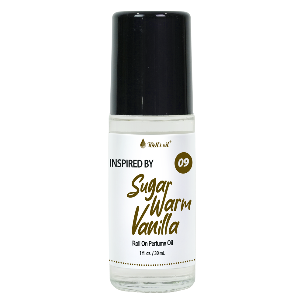 WELL'S OIL Roll-On Perfume Oil - Inspired by Sugar Warm Vanilla (1 fl. oz.), 1 fl oz