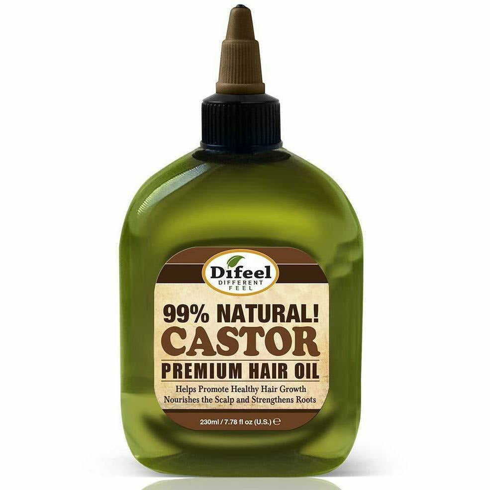 DIFEEL PREMIUM NATURAL CASTOR HAIR OIL, 2.5 fl oz