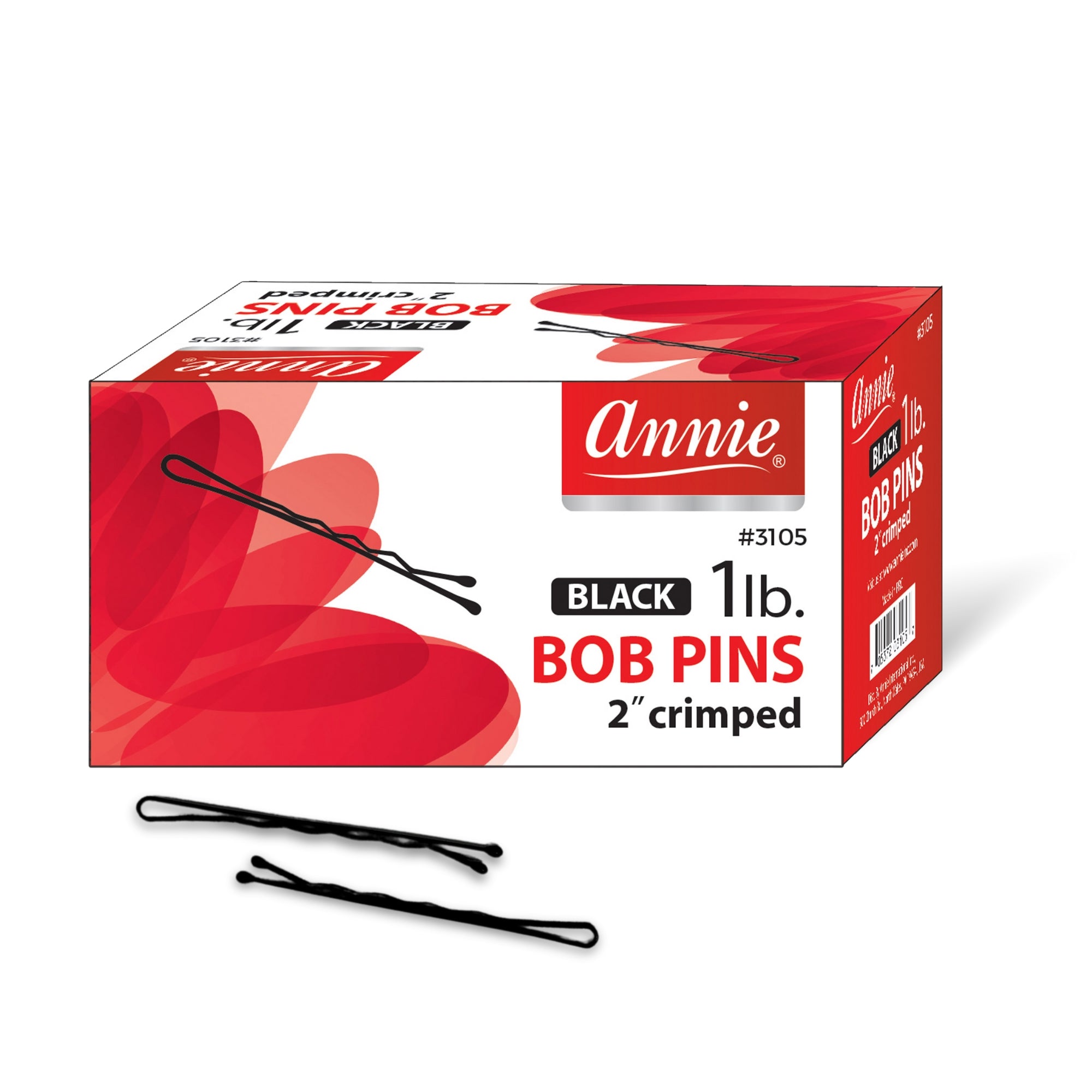 ANNIE #3105 BOB PIN 1 LB BLACK 2