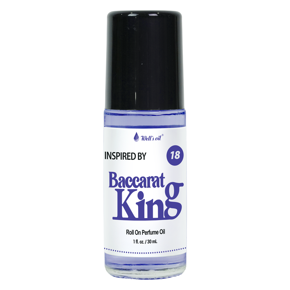 WELL'S OIL Roll-On Perfume Oil - Baccarat King (1 fl. oz.), 1 fl oz