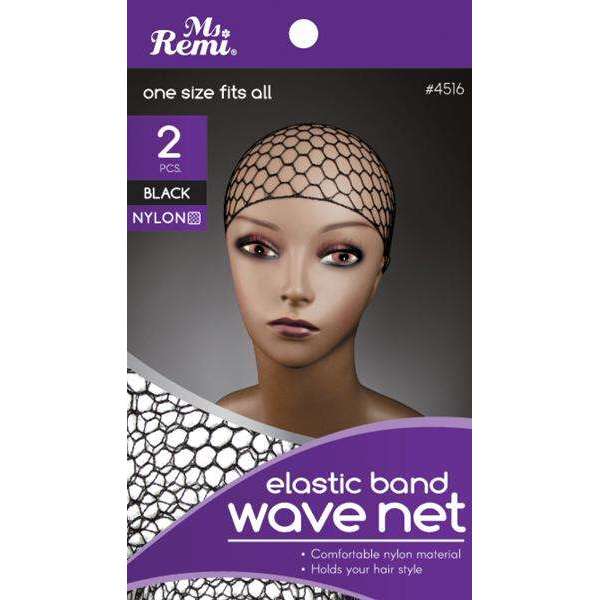 Ms. Remi Nylon Wave Net 2Pc Black *4516