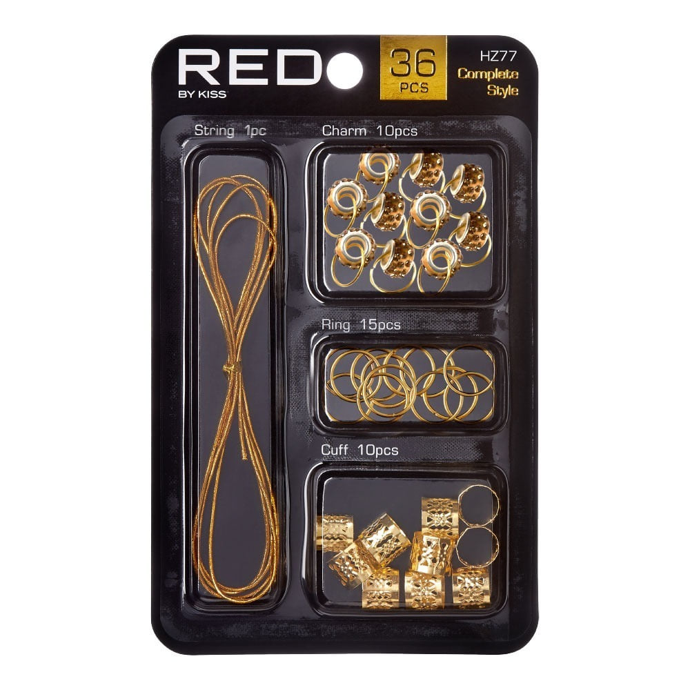 Premium Braid Charm Kit 36 Pcs [Complete Style] #HZ77