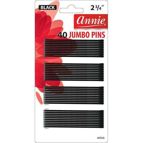 ANNIE #3103 ROLLER PINS BLACK 40