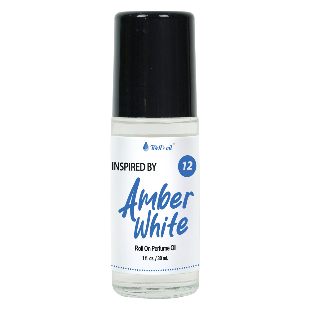 WELL'S OIL Roll-On Perfume Oil - Inspired by Amber White (1 fl. oz.), 1 fl oz