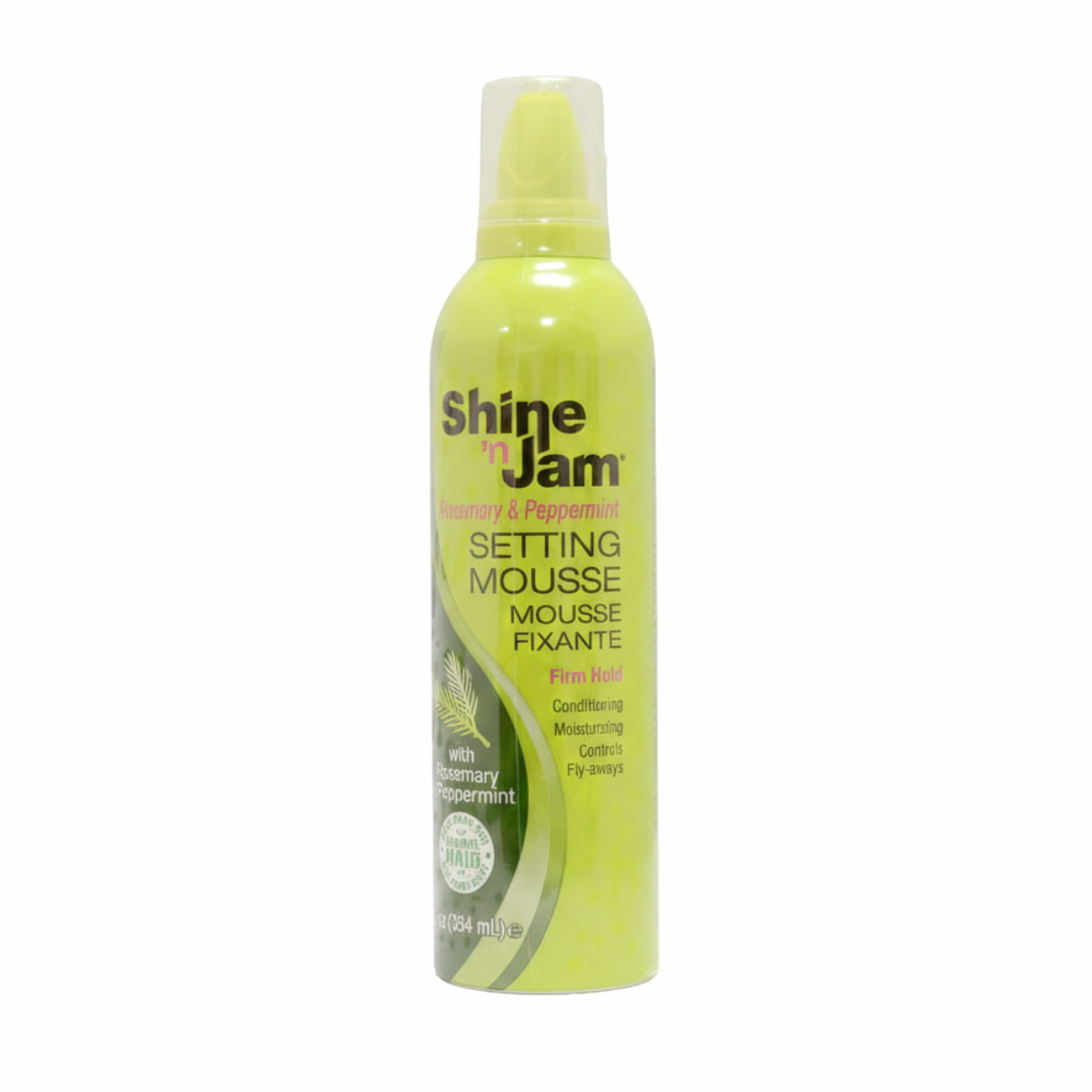 SHINE N JAM ROSE. & P/MINT MOUSSE 12OZ, 12OZ