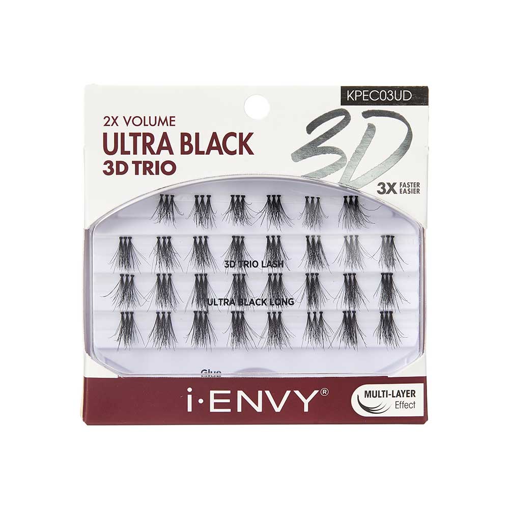 KISS I ENVY ULTRA BLACK 3D TRIO LONG
